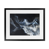 Shop Elemental I Art Print-Abstract, Black, Blue, Horizontal, Landscape, Rectangle, View All-framed painted poster wall decor artwork
