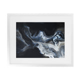 Shop Elemental I Art Print-Abstract, Black, Blue, Horizontal, Landscape, Rectangle, View All-framed painted poster wall decor artwork