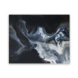 Shop Elemental I Art Print-Abstract, Black, Blue, Horizontal, Landscape, Rectangle, View All-framed painted poster wall decor artwork