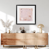 Shop Lull (Square) Art Print-Abstract, Neutrals, Pink, Square, View All-framed painted poster wall decor artwork