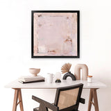 Shop Lull (Square) Art Print-Abstract, Neutrals, Pink, Square, View All-framed painted poster wall decor artwork