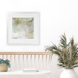 Shop Kindred (Square) Art Print-Abstract, Green, Grey, Square, View All-framed painted poster wall decor artwork