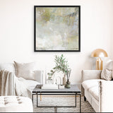 Shop Kindred (Square) Canvas Art Print-Abstract, Green, Grey, Square, View All-framed wall decor artwork