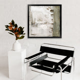 Shop The Boardwalk (Square) Art Print-Abstract, Green, Neutrals, Square, View All-framed painted poster wall decor artwork