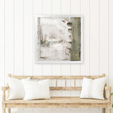 Shop The Boardwalk (Square) Art Print-Abstract, Green, Neutrals, Square, View All-framed painted poster wall decor artwork