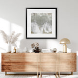 Shop Hideaway Beach (Square) Art Print-Abstract, Green, Grey, Square, View All-framed painted poster wall decor artwork