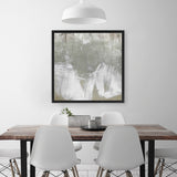 Shop Hideaway Beach (Square) Canvas Art Print-Abstract, Green, Grey, Square, View All-framed wall decor artwork