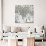 Shop Hideaway Beach (Square) Canvas Art Print-Abstract, Green, Grey, Square, View All-framed wall decor artwork