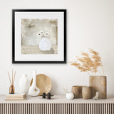 Shop Sweet Blooms (Square) Art Print-Abstract, Florals, Green, Grey, Neutrals, Square, View All-framed painted poster wall decor artwork