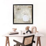 Shop Sweet Blooms (Square) Art Print-Abstract, Florals, Green, Grey, Neutrals, Square, View All-framed painted poster wall decor artwork