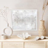 Shop Ocean Breath Art Print-Abstract, Horizontal, Landscape, Neutrals, Rectangle, View All-framed painted poster wall decor artwork