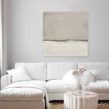 Shop Morning Haze (Square) Canvas Art Print-Abstract, Grey, Neutrals, Square, View All-framed wall decor artwork
