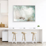 Shop Innsaei Canvas Art Print-Abstract, Green, Horizontal, Landscape, Neutrals, Rectangle, View All-framed wall decor artwork