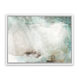 Shop Innsaei Canvas Art Print-Abstract, Green, Horizontal, Landscape, Neutrals, Rectangle, View All-framed wall decor artwork