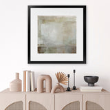 Shop Touch the Earth I (Square) Art Print-Abstract, Green, Grey, Square, View All-framed painted poster wall decor artwork