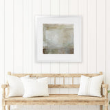 Shop Touch the Earth I (Square) Art Print-Abstract, Green, Grey, Square, View All-framed painted poster wall decor artwork