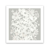 Shop Floral Silhouette (Square) Art Print-Abstract, Florals, Neutrals, Square, View All-framed painted poster wall decor artwork