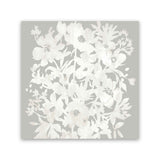 Shop Floral Silhouette (Square) Canvas Art Print-Abstract, Florals, Neutrals, Square, View All-framed wall decor artwork