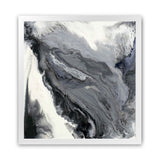 Shop Approaching (Square) Art Print-Abstract, Black, Grey, Square, View All-framed painted poster wall decor artwork