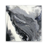 Shop Approaching (Square) Art Print-Abstract, Black, Grey, Square, View All-framed painted poster wall decor artwork