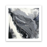 Shop Approaching (Square) Art Print-Abstract, Black, Grey, Square, View All-framed painted poster wall decor artwork