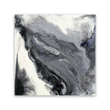 Shop Approaching (Square) Canvas Art Print-Abstract, Black, Grey, Square, View All-framed wall decor artwork