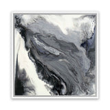 Shop Approaching (Square) Canvas Art Print-Abstract, Black, Grey, Square, View All-framed wall decor artwork