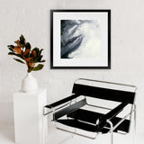 Shop Affinity (Square) Art Print-Abstract, Black, Grey, Square, View All, White-framed painted poster wall decor artwork