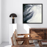 Shop Affinity (Square) Canvas Art Print-Abstract, Black, Grey, Square, View All, White-framed wall decor artwork