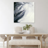 Shop Affinity (Square) Canvas Art Print-Abstract, Black, Grey, Square, View All, White-framed wall decor artwork