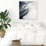 Shop Affinity (Square) Canvas Art Print-Abstract, Black, Grey, Square, View All, White-framed wall decor artwork