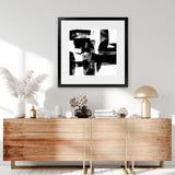 Shop Spirit I (Square) Art Print-Abstract, Black, Square, View All-framed painted poster wall decor artwork