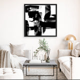 Shop Spirit I (Square) Canvas Art Print-Abstract, Black, Square, View All-framed wall decor artwork