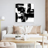 Shop Spirit I (Square) Canvas Art Print-Abstract, Black, Square, View All-framed wall decor artwork