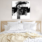 Shop Spirit II (Square) Canvas Art Print-Abstract, Black, Square, View All-framed wall decor artwork