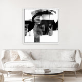 Shop Spirit II (Square) Canvas Art Print-Abstract, Black, Square, View All-framed wall decor artwork