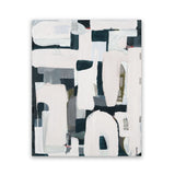 Shop Improvisation V1 Art Print-Abstract, Blue, Neutrals, Portrait, Rectangle, View All-framed painted poster wall decor artwork