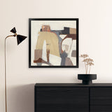 Shop Neutrality V1 (Square) Art Print-Abstract, Brown, Neutrals, Square, View All-framed painted poster wall decor artwork