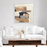 Shop Neutrality V2 (Square) Canvas Art Print-Abstract, Brown, Neutrals, Square, View All-framed wall decor artwork