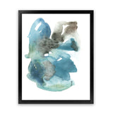 Shop Turquoise Aqua Watercolour I Art Print-Abstract, Blue, Portrait, Rectangle, View All-framed painted poster wall decor artwork
