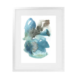 Shop Turquoise Aqua Watercolour I Art Print-Abstract, Blue, Portrait, Rectangle, View All-framed painted poster wall decor artwork