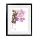 Shop Pink Watercolour I Art Print-Abstract, Pink, Portrait, Rectangle, View All, White-framed painted poster wall decor artwork