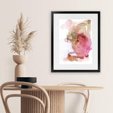 Shop Pink Watercolour II Art Print-Abstract, Pink, Portrait, Rectangle, View All-framed painted poster wall decor artwork