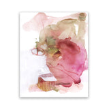 Shop Pink Watercolour II Art Print-Abstract, Pink, Portrait, Rectangle, View All-framed painted poster wall decor artwork