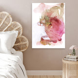 Shop Pink Watercolour II Canvas Art Print-Abstract, Pink, Portrait, Rectangle, View All-framed wall decor artwork