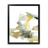 Shop Gold Watecolour I Art Print-Abstract, Green, Portrait, Rectangle, View All, White-framed painted poster wall decor artwork