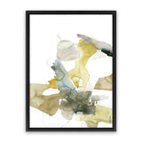 Shop Gold Watecolour I Canvas Art Print-Abstract, Green, Portrait, Rectangle, View All, White-framed wall decor artwork