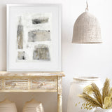 Shop A Simple Love Art Print-Abstract, Grey, Neutrals, Portrait, Rectangle, View All-framed painted poster wall decor artwork