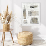 Shop A Simple Love Art Print-Abstract, Grey, Neutrals, Portrait, Rectangle, View All-framed painted poster wall decor artwork