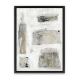 Shop A Simple Love Canvas Art Print-Abstract, Grey, Neutrals, Portrait, Rectangle, View All-framed wall decor artwork